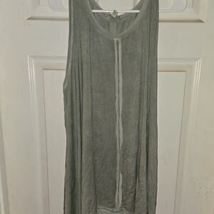 #394 POL Light Gray Knit Top